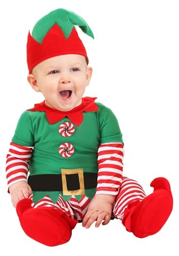 Baby christmas 2025 elf outfit