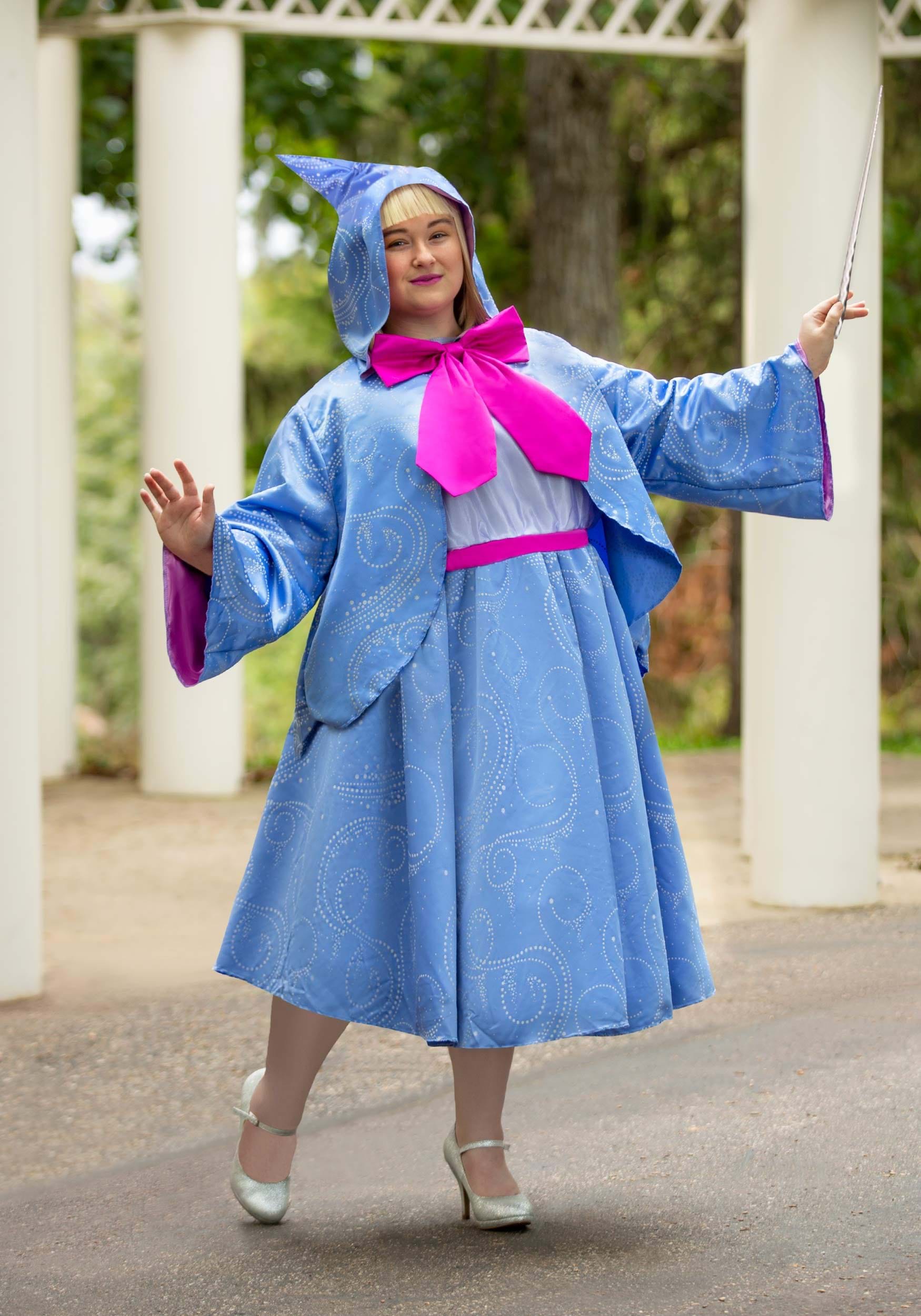 Cinderella Fairy Godmother Plus Costume for Women