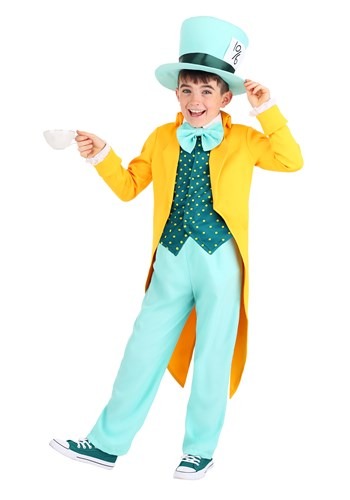 Child's Bright Mad Hatter Costume