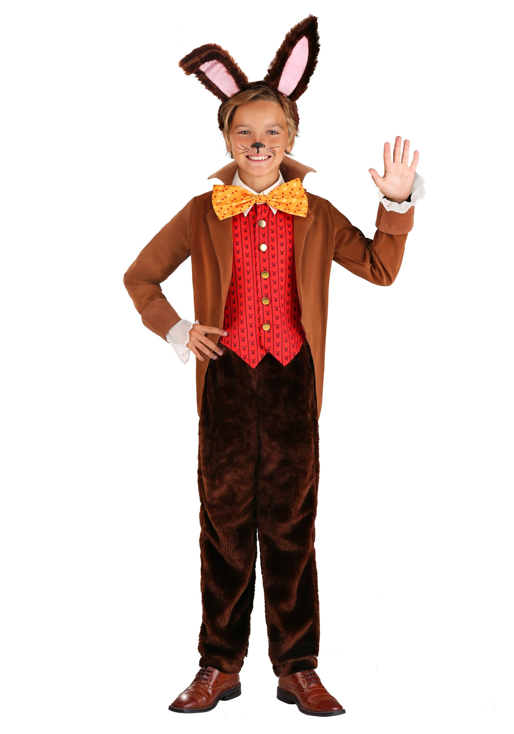 Photos - Fancy Dress March FUN Costumes Tea Time  Hare Kid's Costume Brown/Orange/Red 