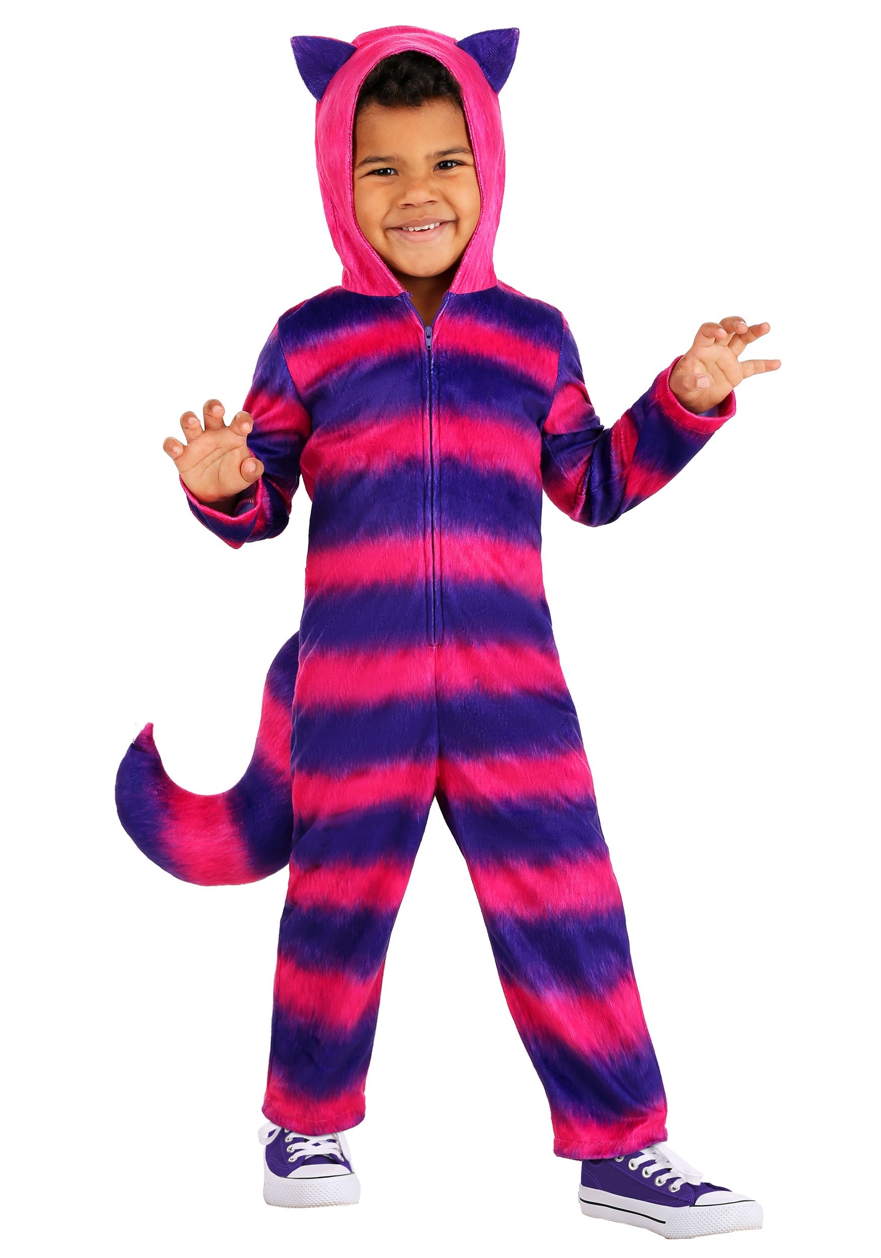 Photos - Fancy Dress CATerpillar FUN Costumes Cheshire Cat Toddler Costume Onesie | Alice in Wonderland Cos 
