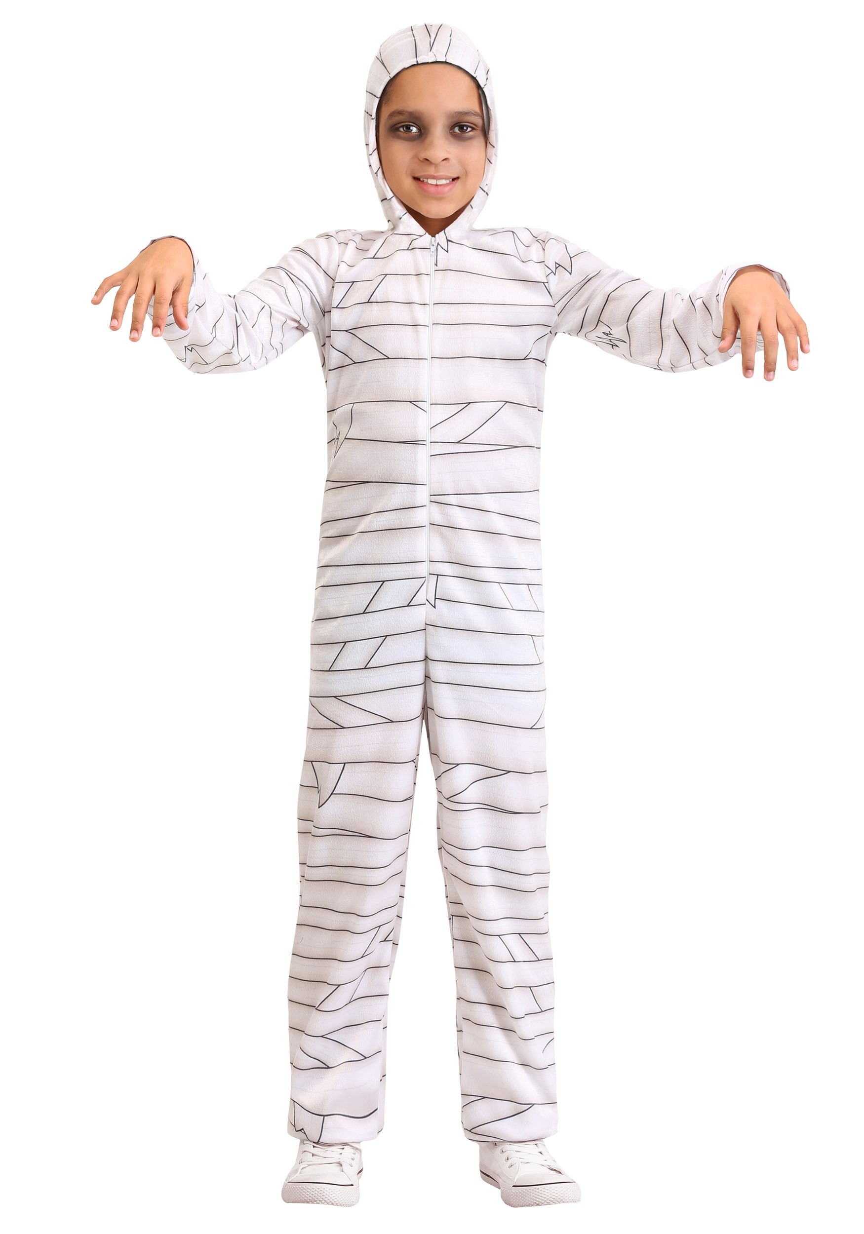 Child Cozy Mummy Costume | Kid's Scary Costumes