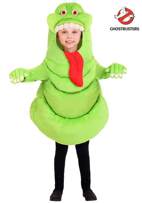 Kid's Ghostbusters Slimer Costume Tunic With Gloves
