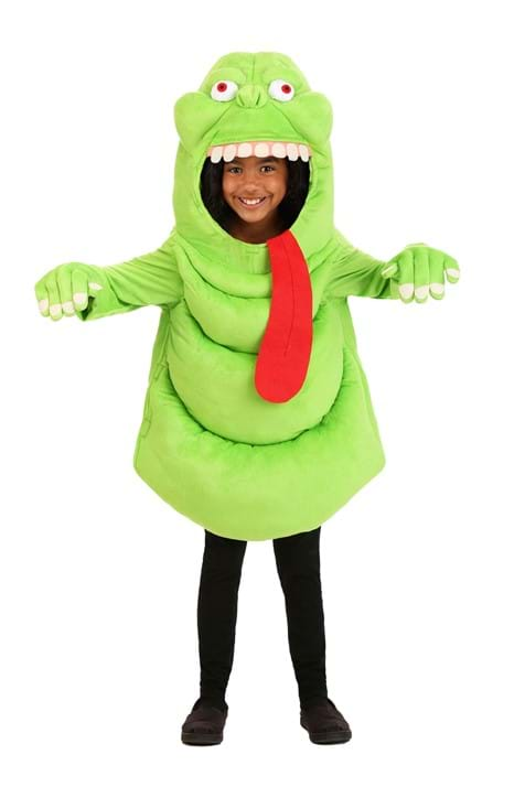 Kid's Ghostbusters Slimer Costume Tunic With Gloves