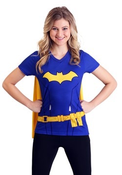 Batgirl Cape Costume T-Shirt For Women
