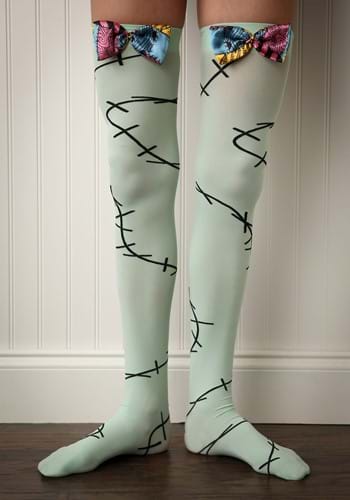Women's Nightmare Before Christmas Sally Over The Knee Socks | Sally Costumes