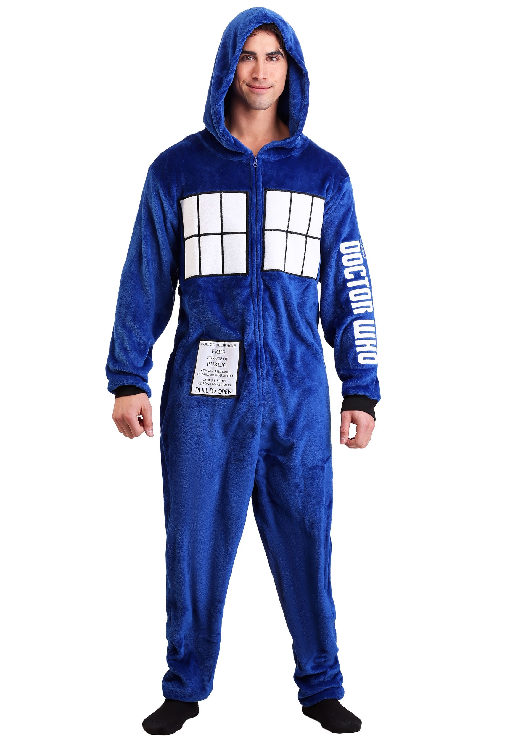 Doctor Who Adult Tardis Union Suit