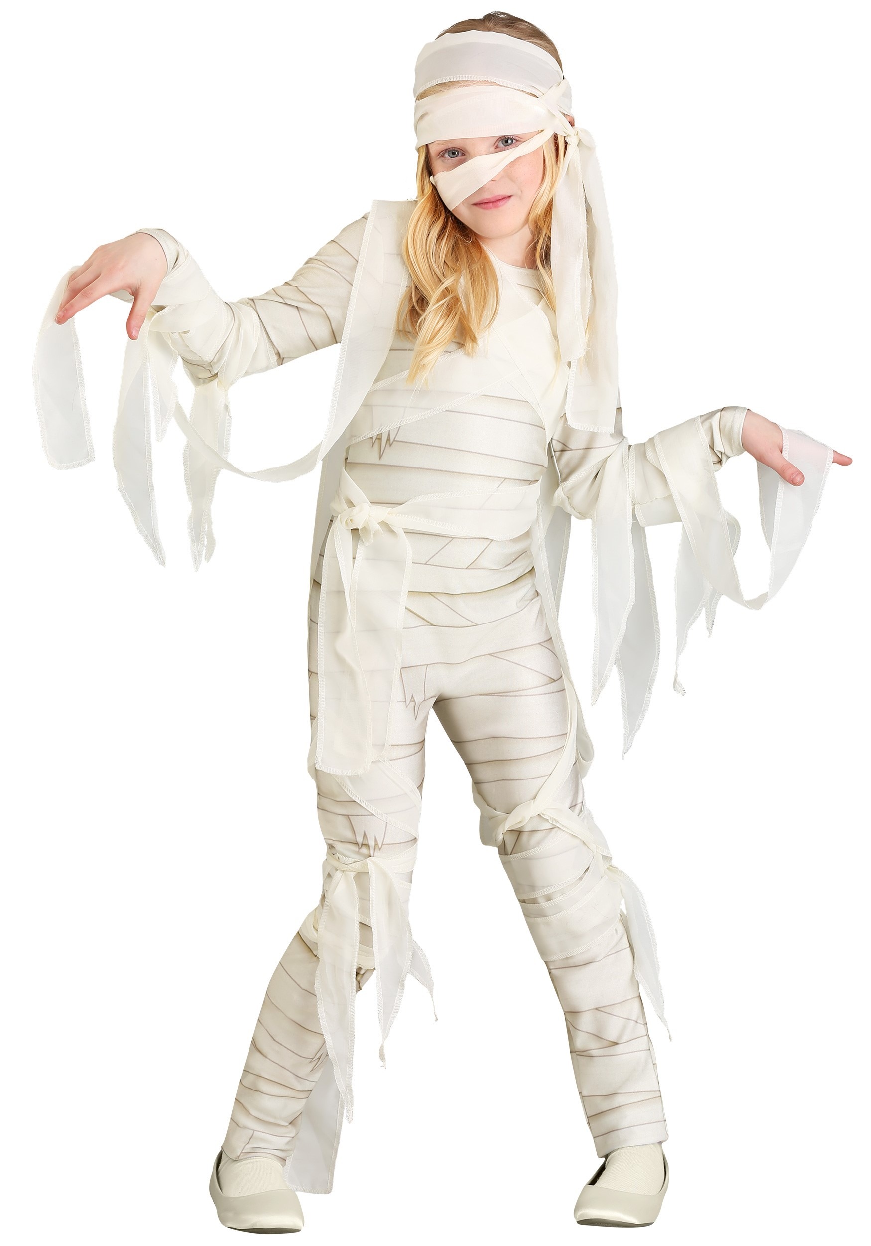 Photos - Fancy Dress Wraps FUN Costumes Under  Girl's Mummy Costume Brown/White 