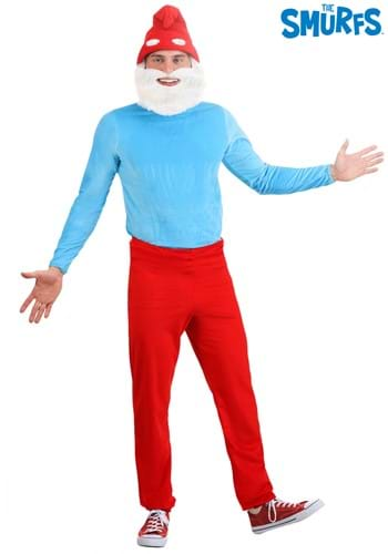 Adult Smurfs Papa Smurf Costume