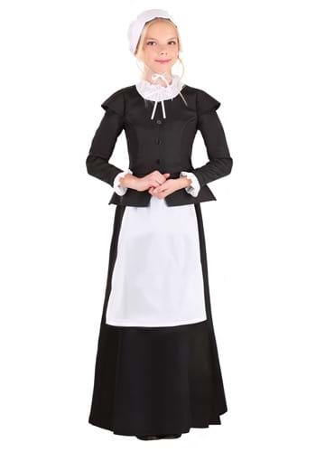 Girl's Thankful Pilgrim Costume