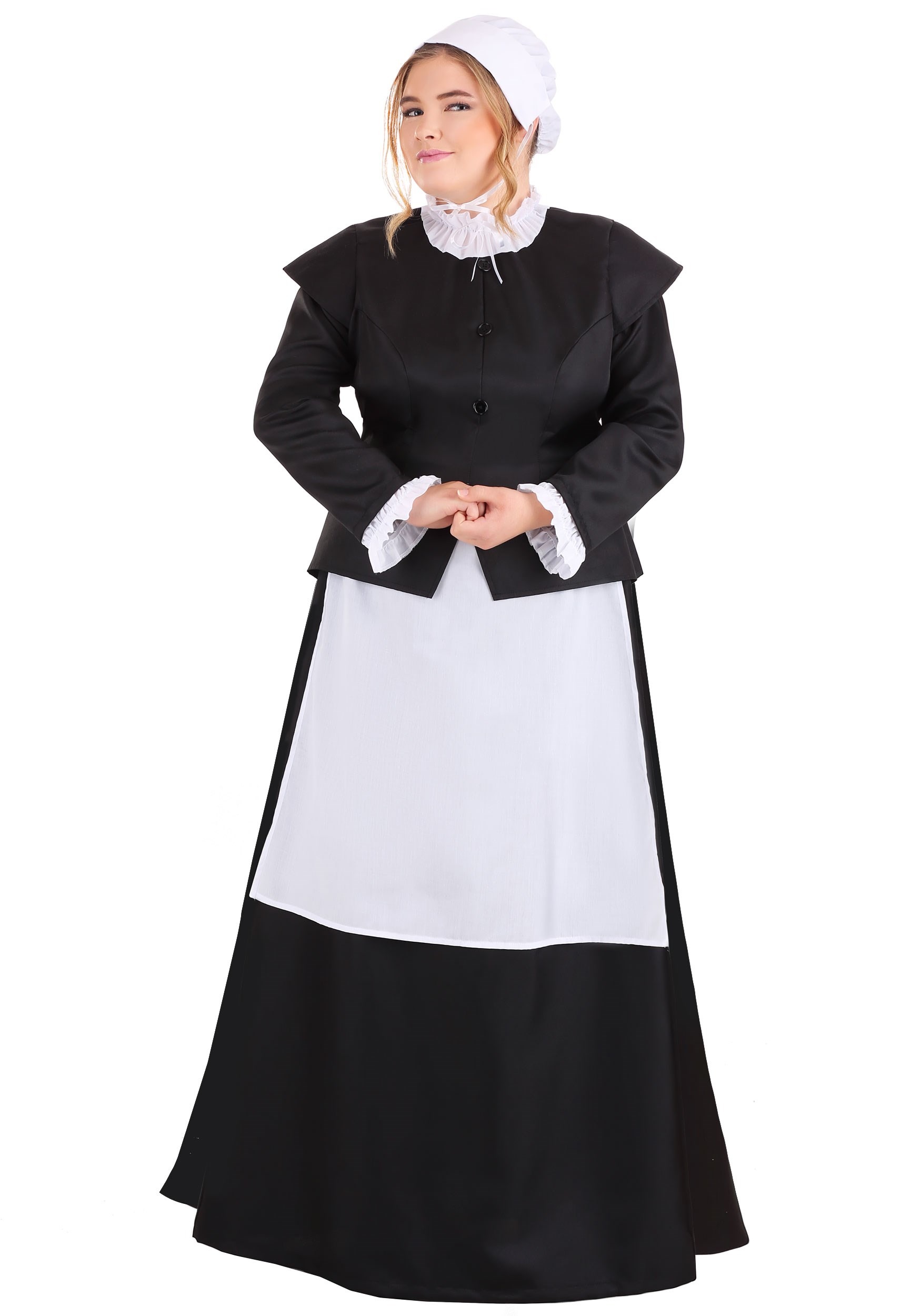 Photos - Fancy Dress Pilgrim FUN Costumes Women's Thankful  Plus Size Costume | Historical Costu 
