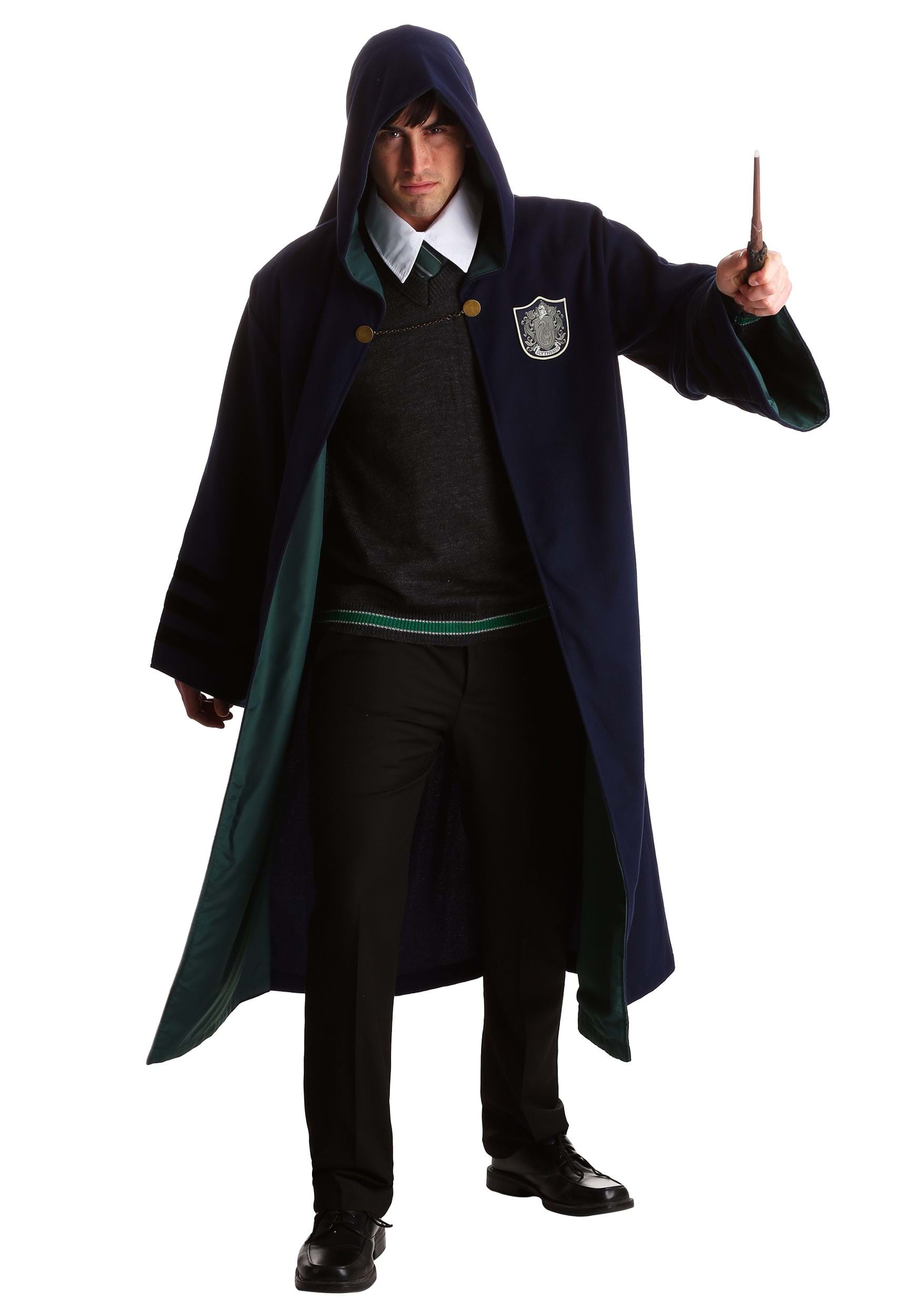 Harry Potter Classic Slytherin Robe Black & Green