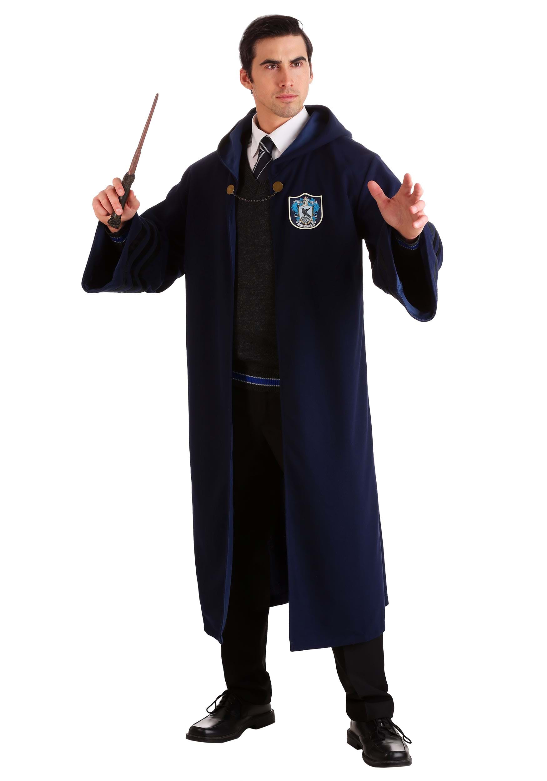 Photos - Fancy Dress Vintage FUN Costumes  Harry Potter Hogwarts Ravenclaw Adult's Robe Blue 