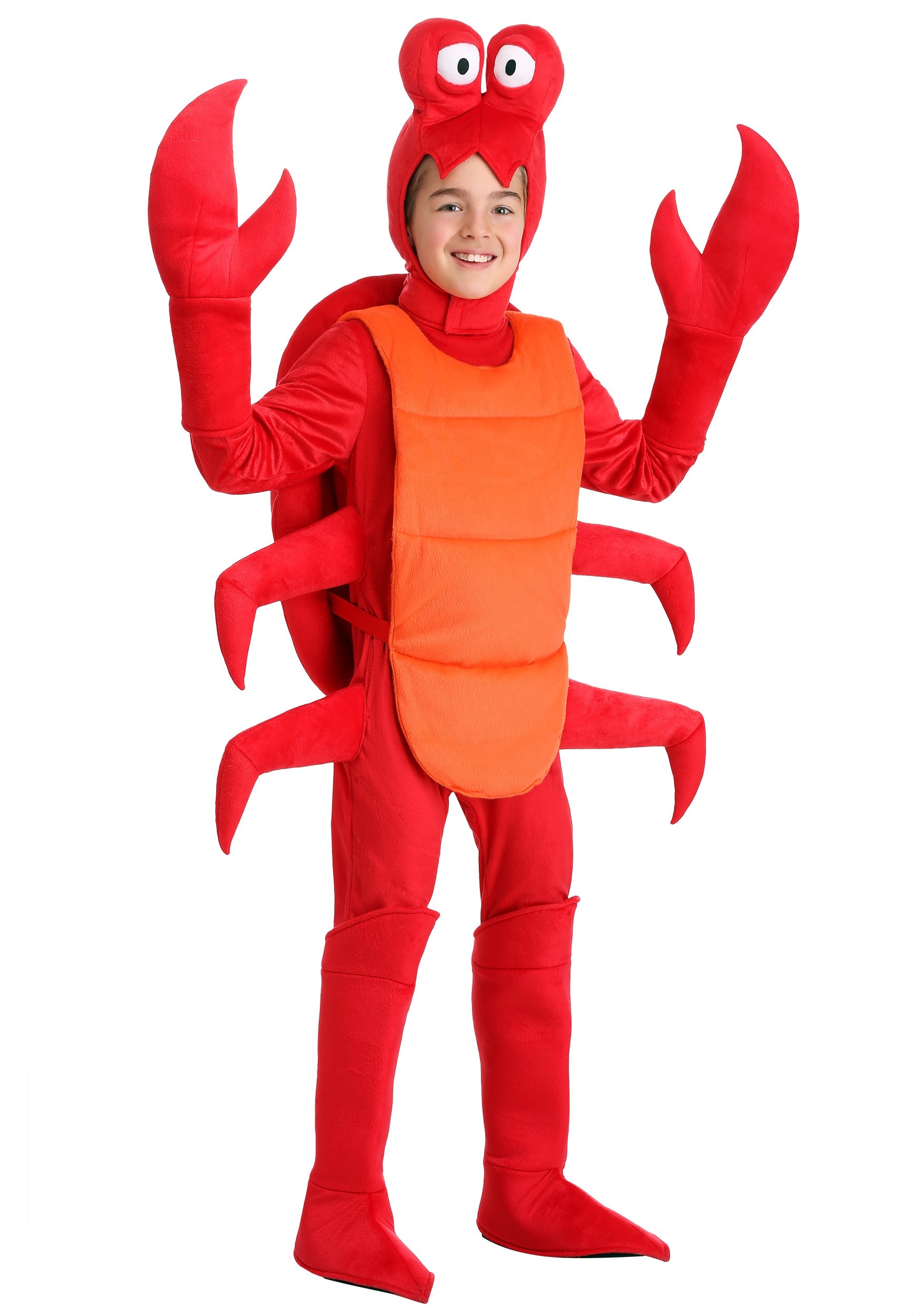 Disfraz de cangrejo para niños Multicolor