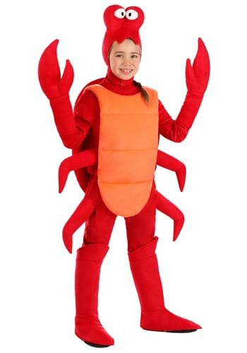 Kid's Red Crab Costume Alt 1