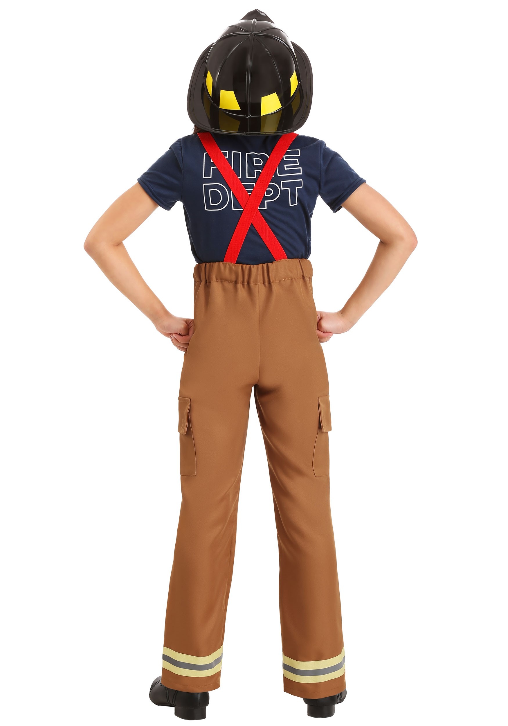 Fire Captain Girl's Costume