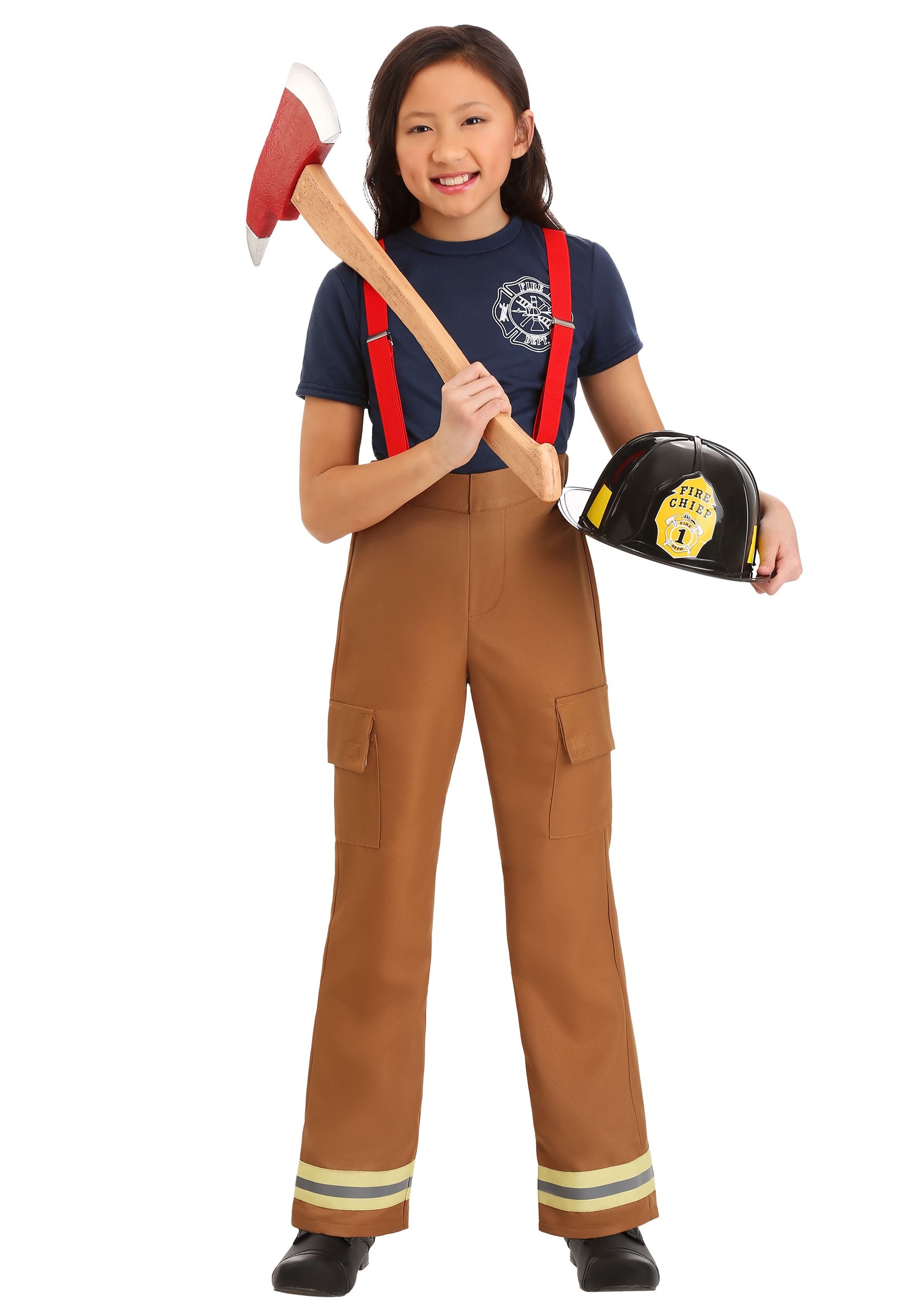 Fire Captain Girl's Costume
