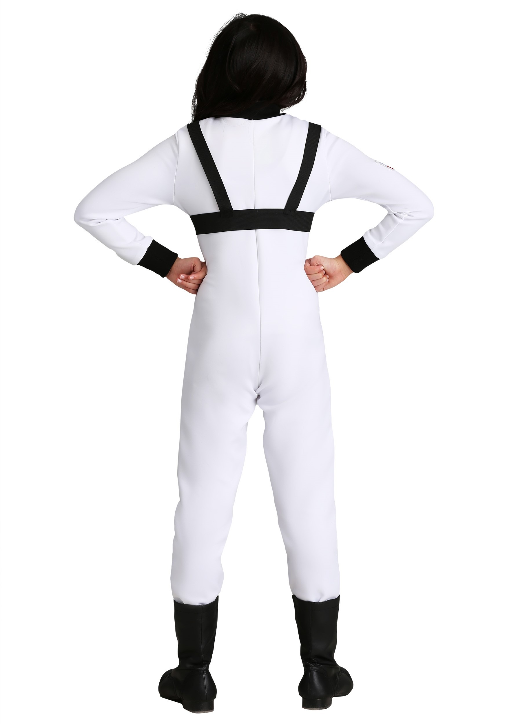 Child White Astronaut Jumpsuit Costume 