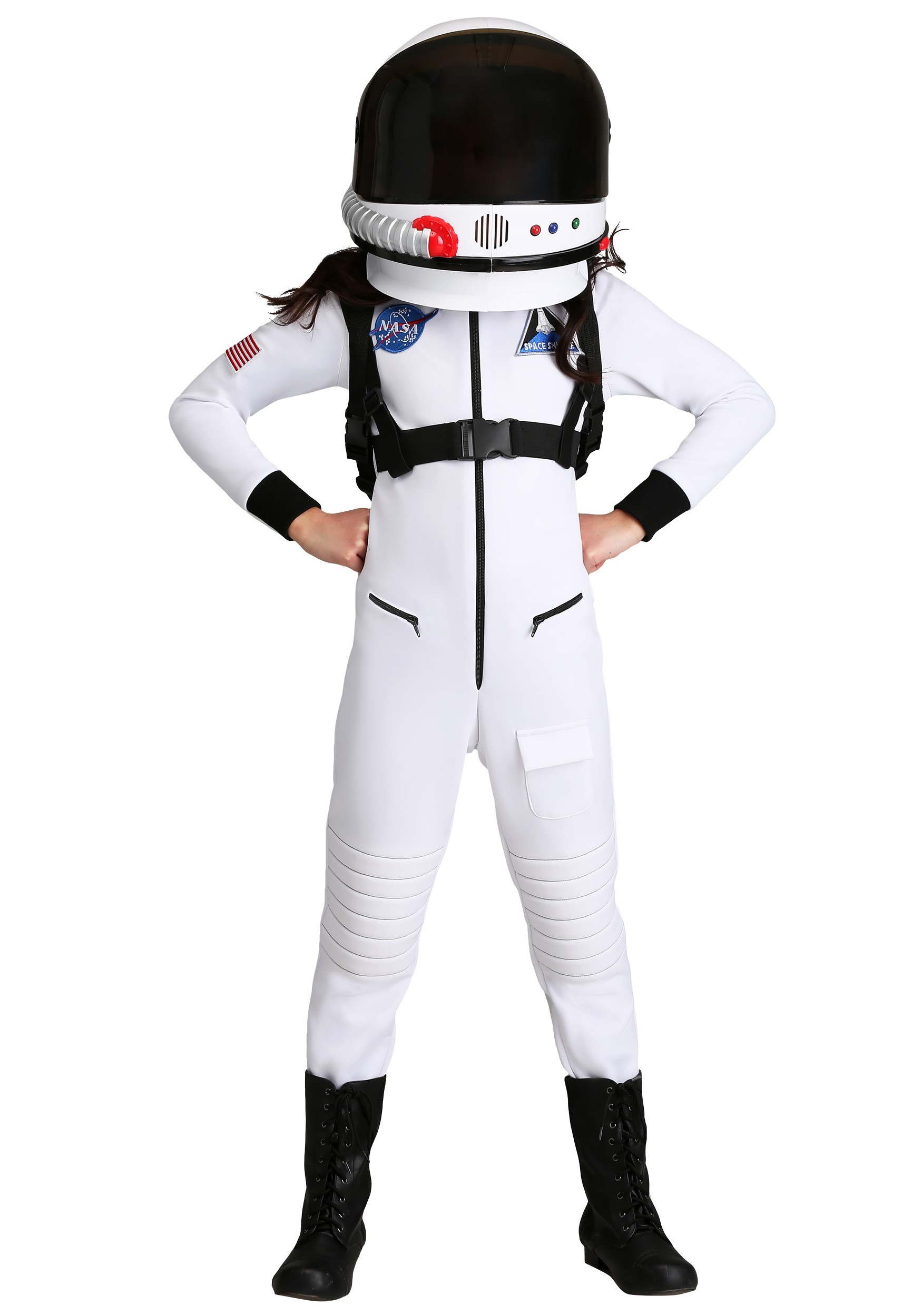 White Astronaut Costume For Girls