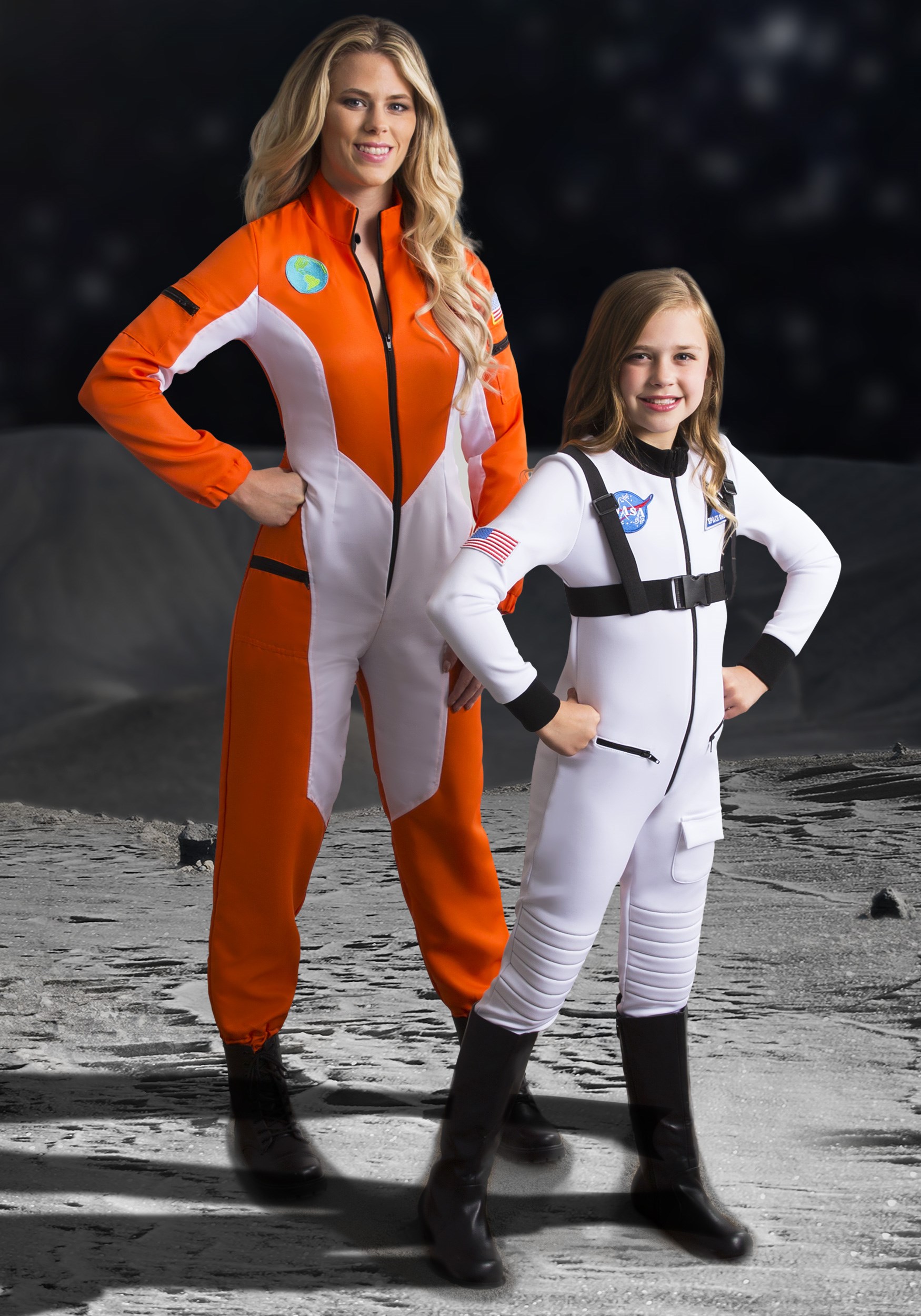 White Astronaut Costume For Girls