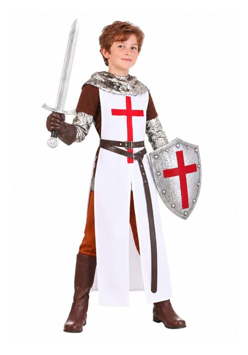 Boy's Crusader Knight Costume new