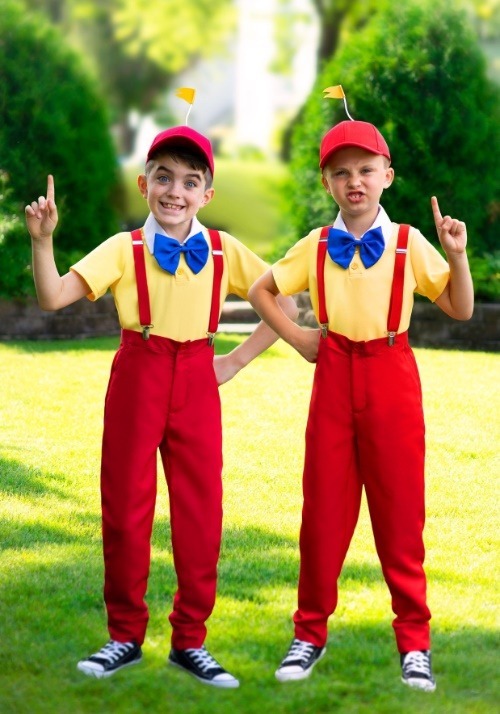 Alice in Wonderland Dapper Tweedle Dee/Dum Costume for Kids