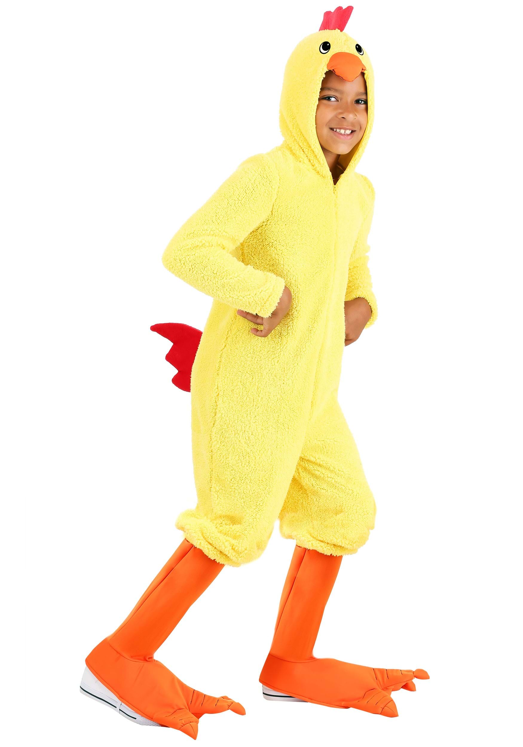 Photos - Fancy Dress FUN Costumes Cluckin' Chicken Costume for Kids Orange/Yellow