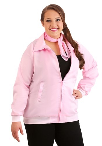 Plus Size Women's Grease Pink Ladies Costume Jacket