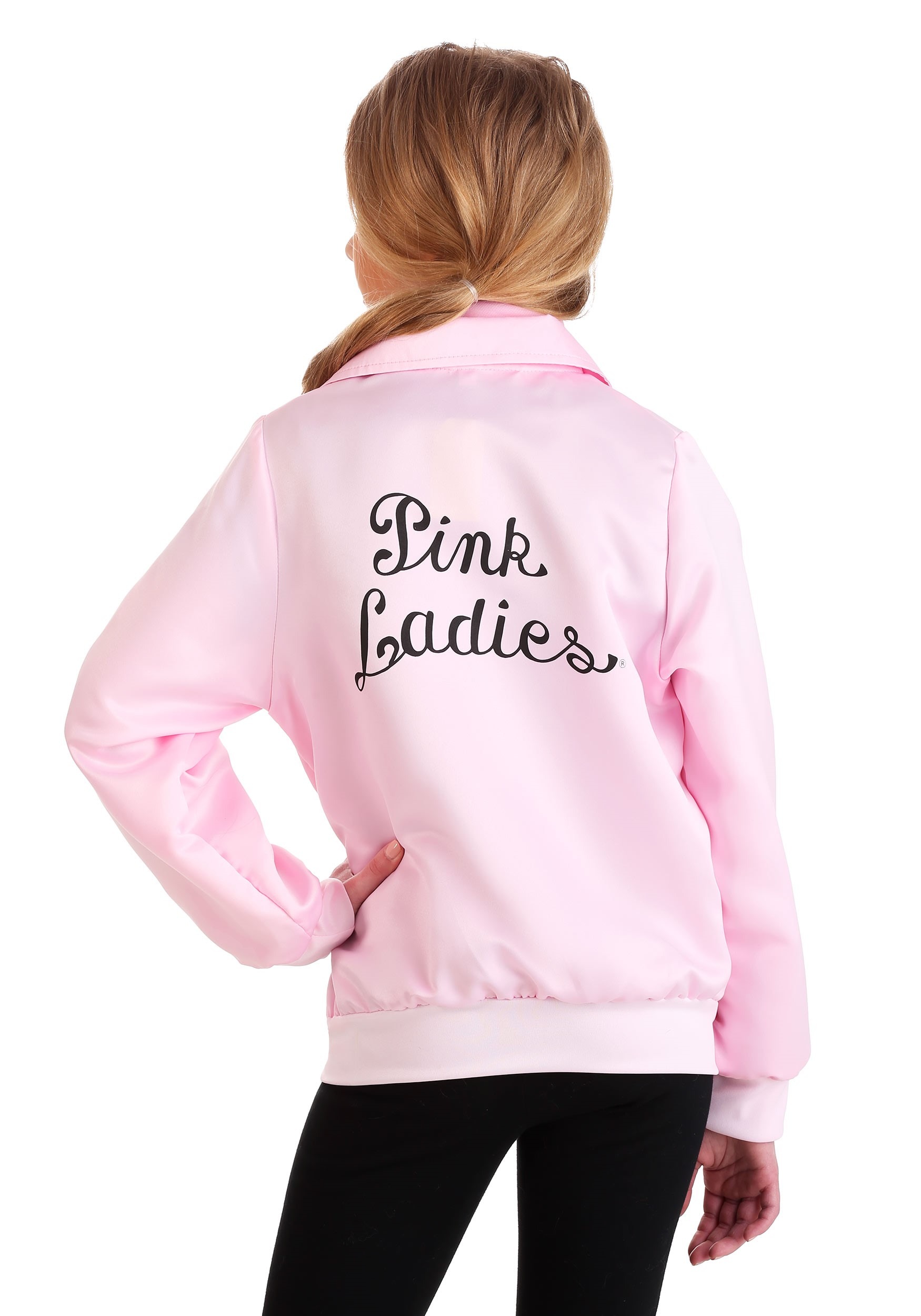Grease Pink Ladies Costume Jacket for Girls