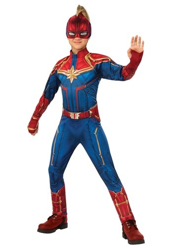 Captain Marvel Deluxe Kid's Costume