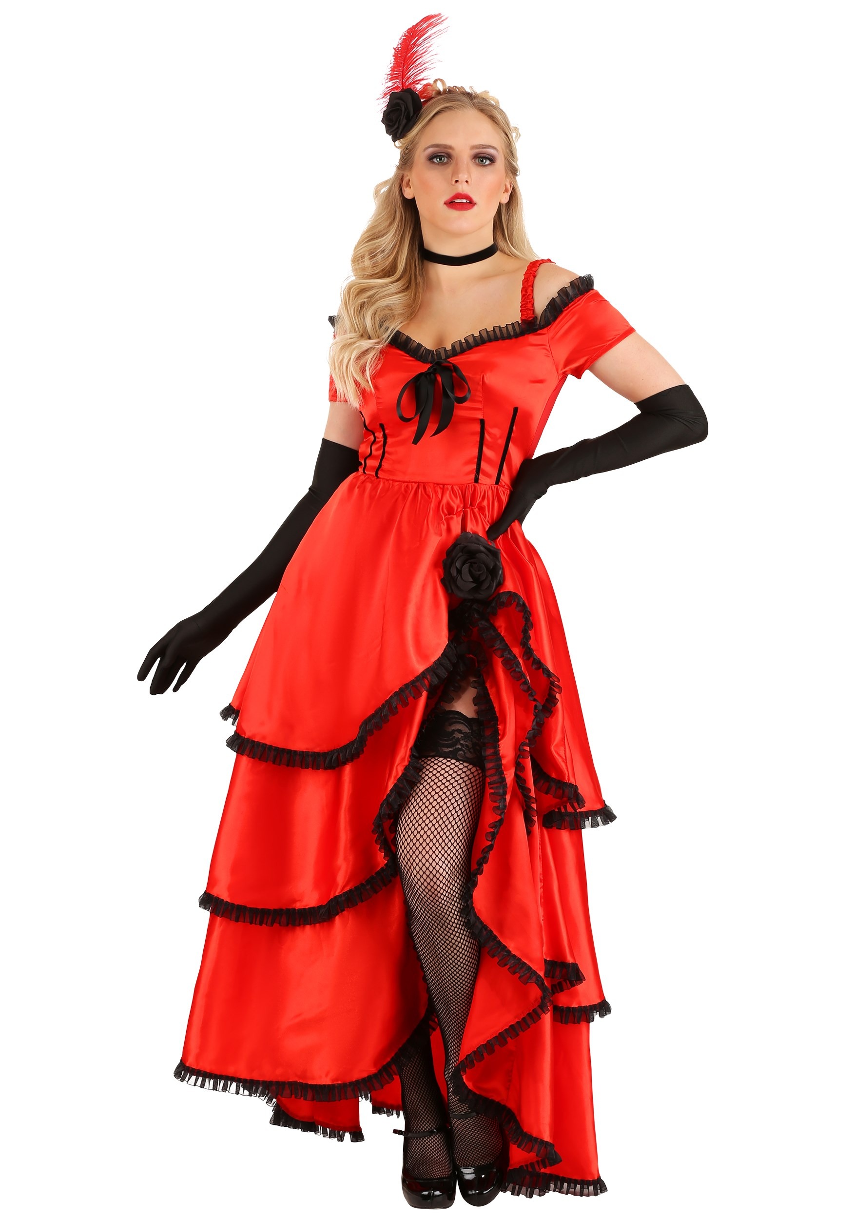Women's Sassy Showgirl Costume Dress