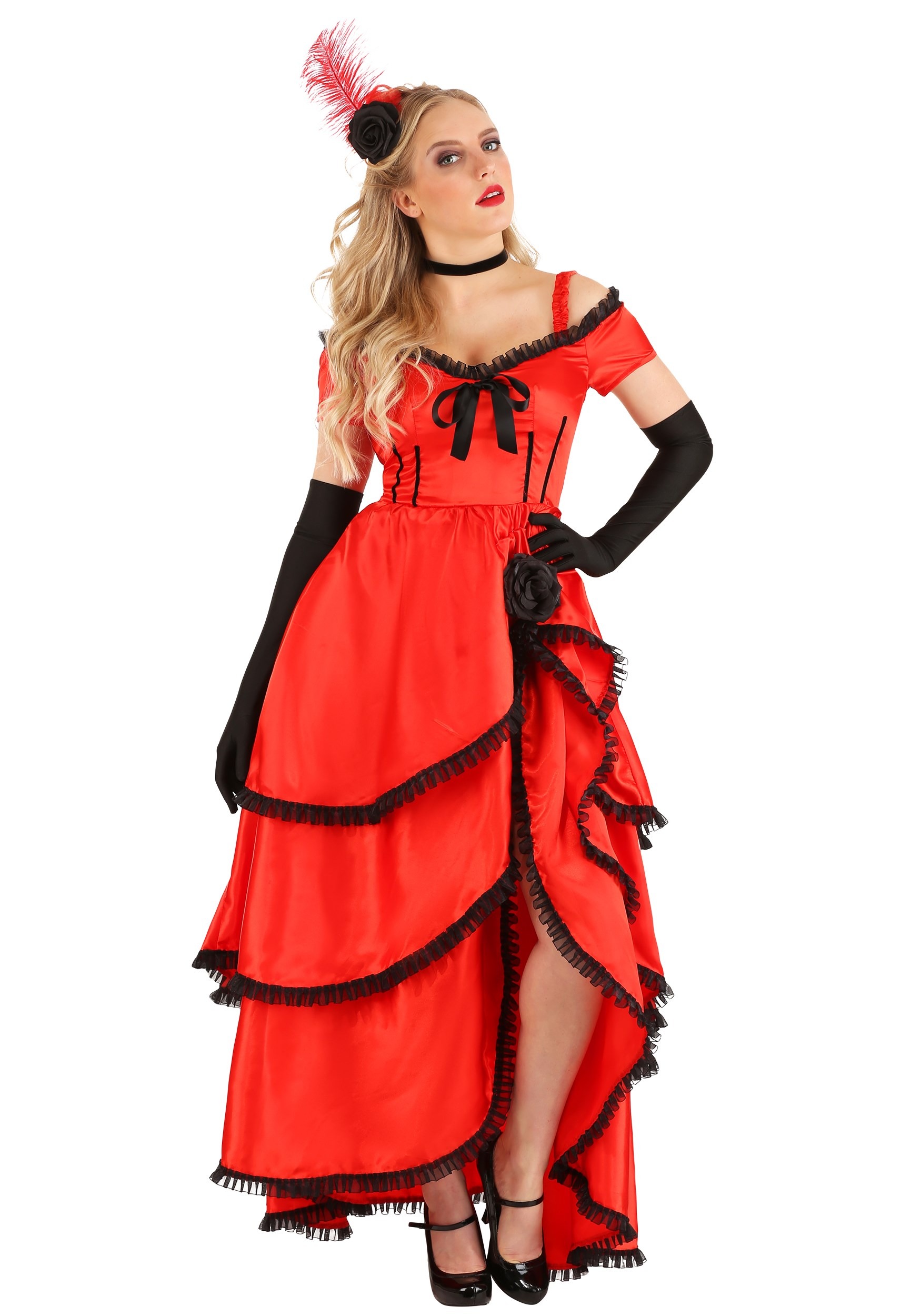 Women's Sassy Showgirl Costume Dress