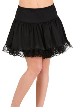 Womens Black Lace Petticoat