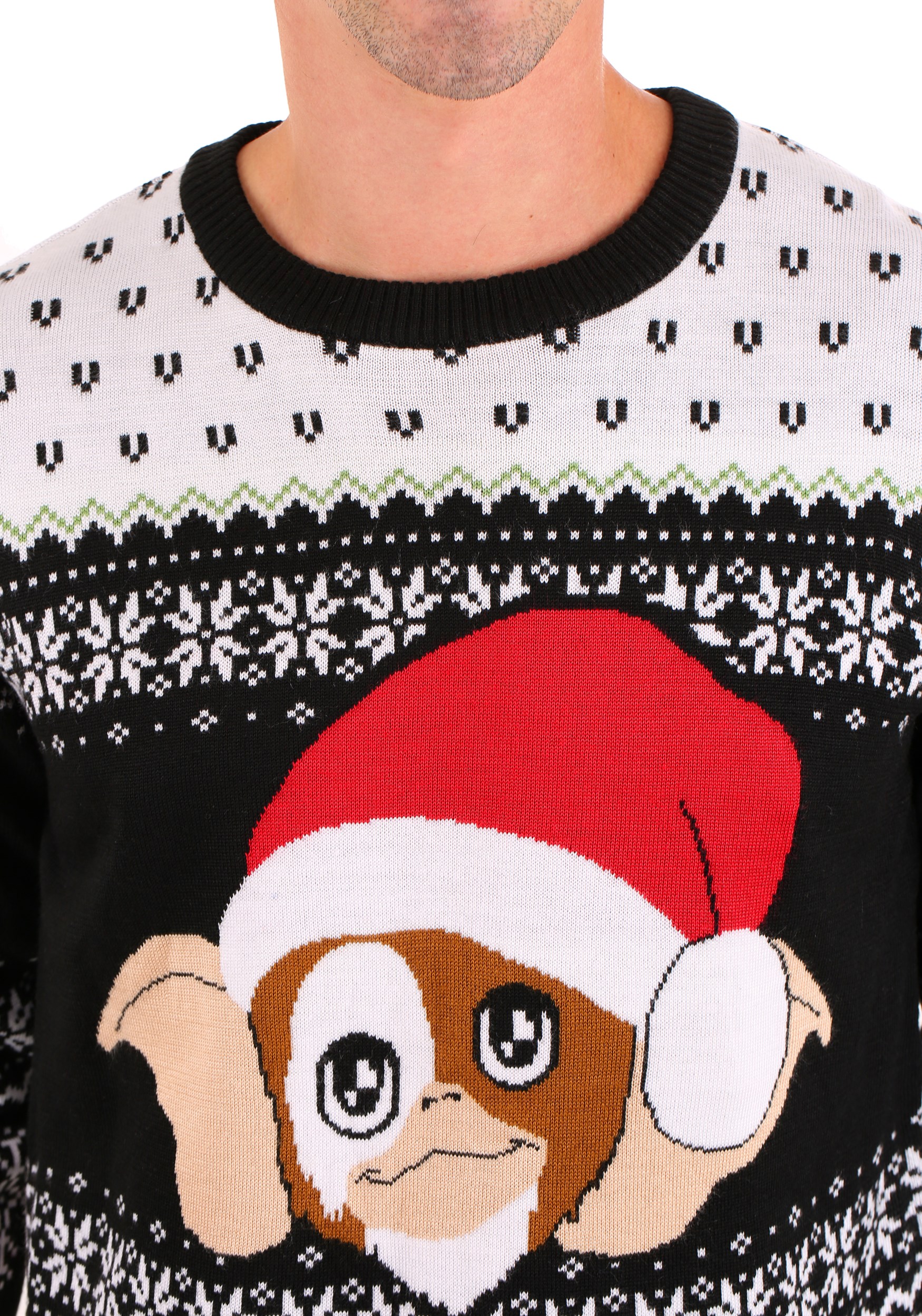 Gremlins Gizmo Claus Ugly Christmas Sweater For Adults