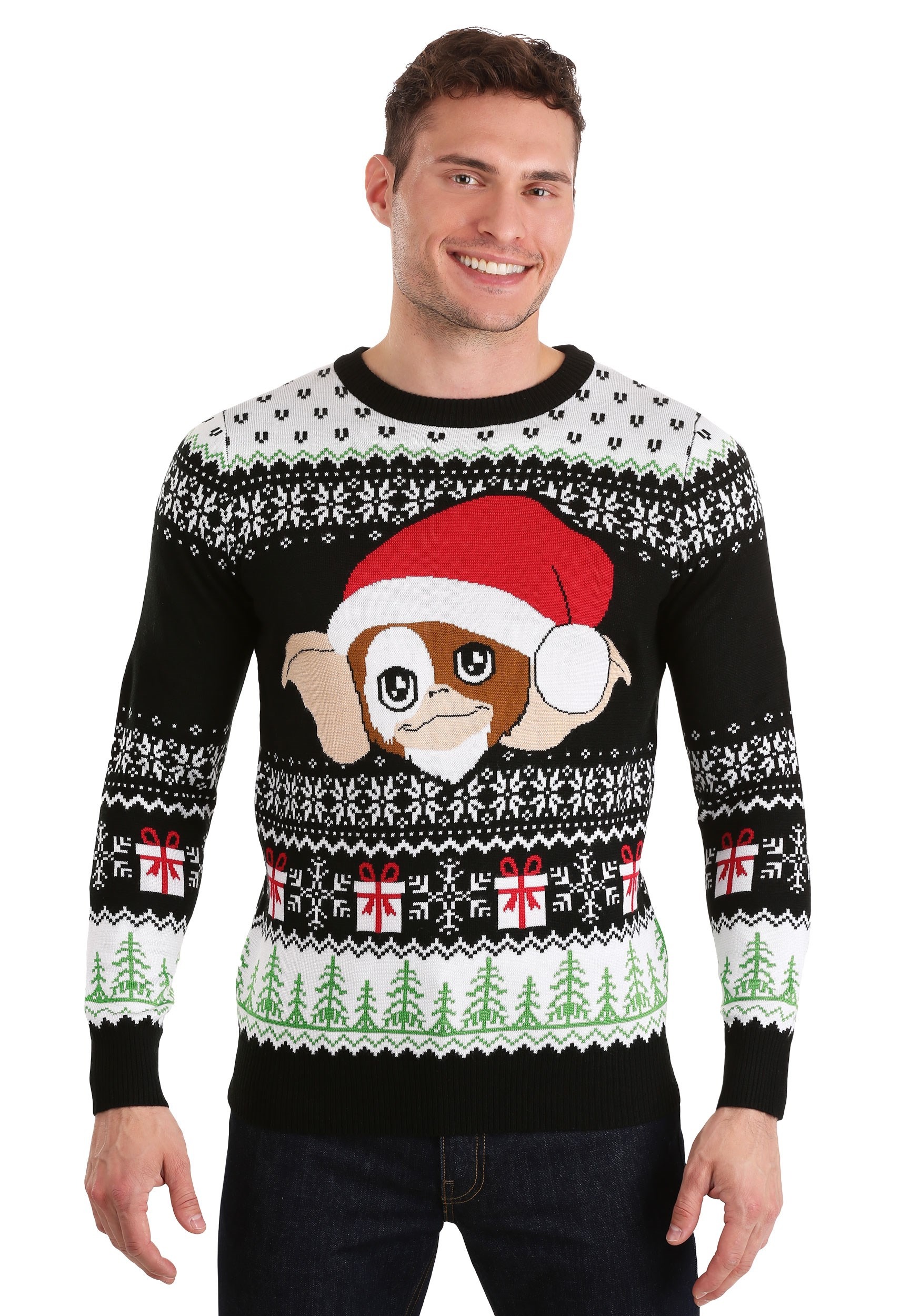 Gremlins Gizmo Claus Ugly Christmas Sweater for Adults -  FUN Wear, FUN7415AD