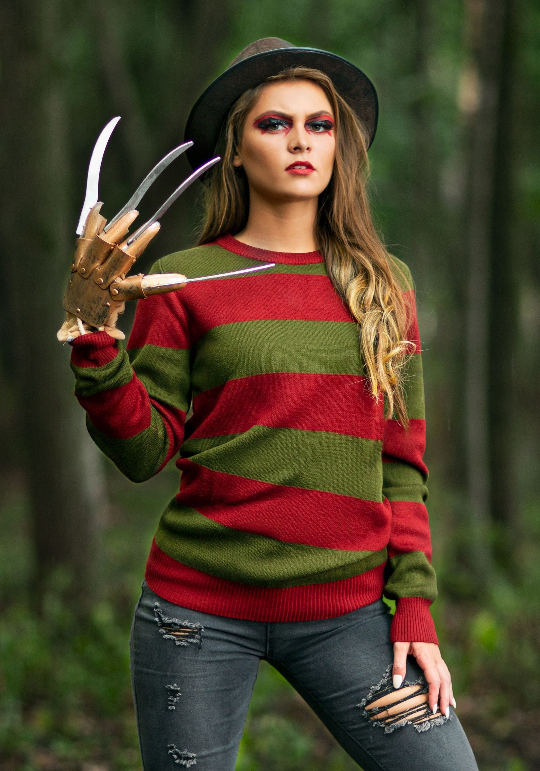 Kostüme And Verkleidungen Freddy Krueger Deluxe Sweater Adult Xl Plus