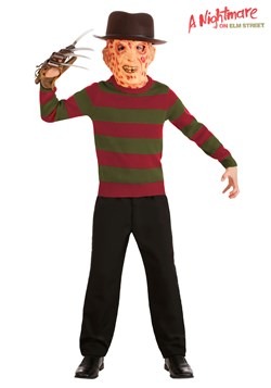 Striped Nightmare on Elm Street Freddy Kids Sweater 1