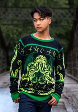 Adult Rage of Cthulhu Ugly Halloween Sweater 1