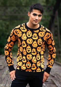 Pumpkin Frenzy Unisex Halloween Sweater alt1