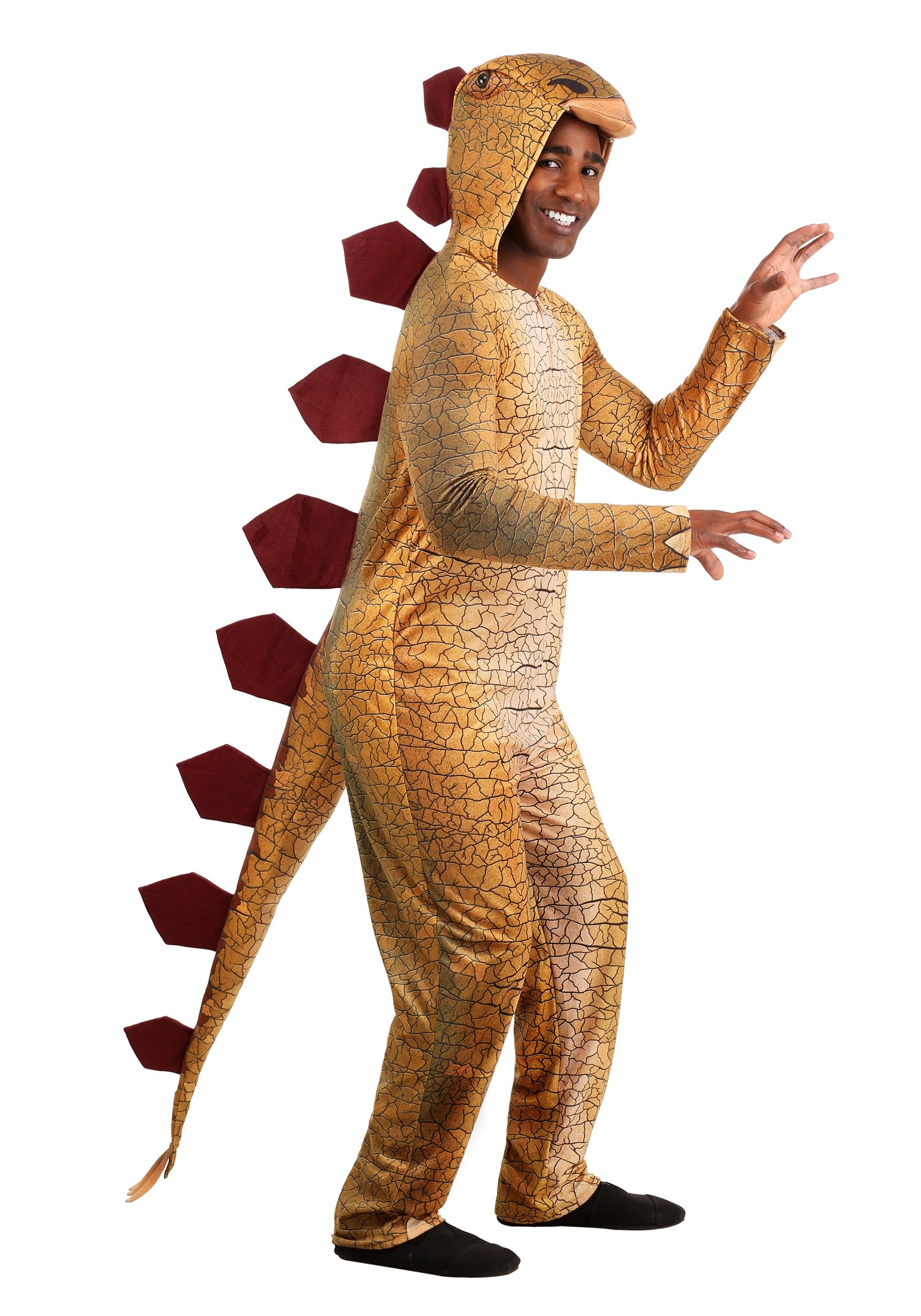 Photos - Fancy Dress FUN Costumes Spiny Stegosaurus Adult Costume Brown/Green