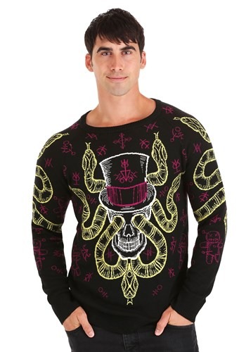 Voodoo Skull Halloween Sweater