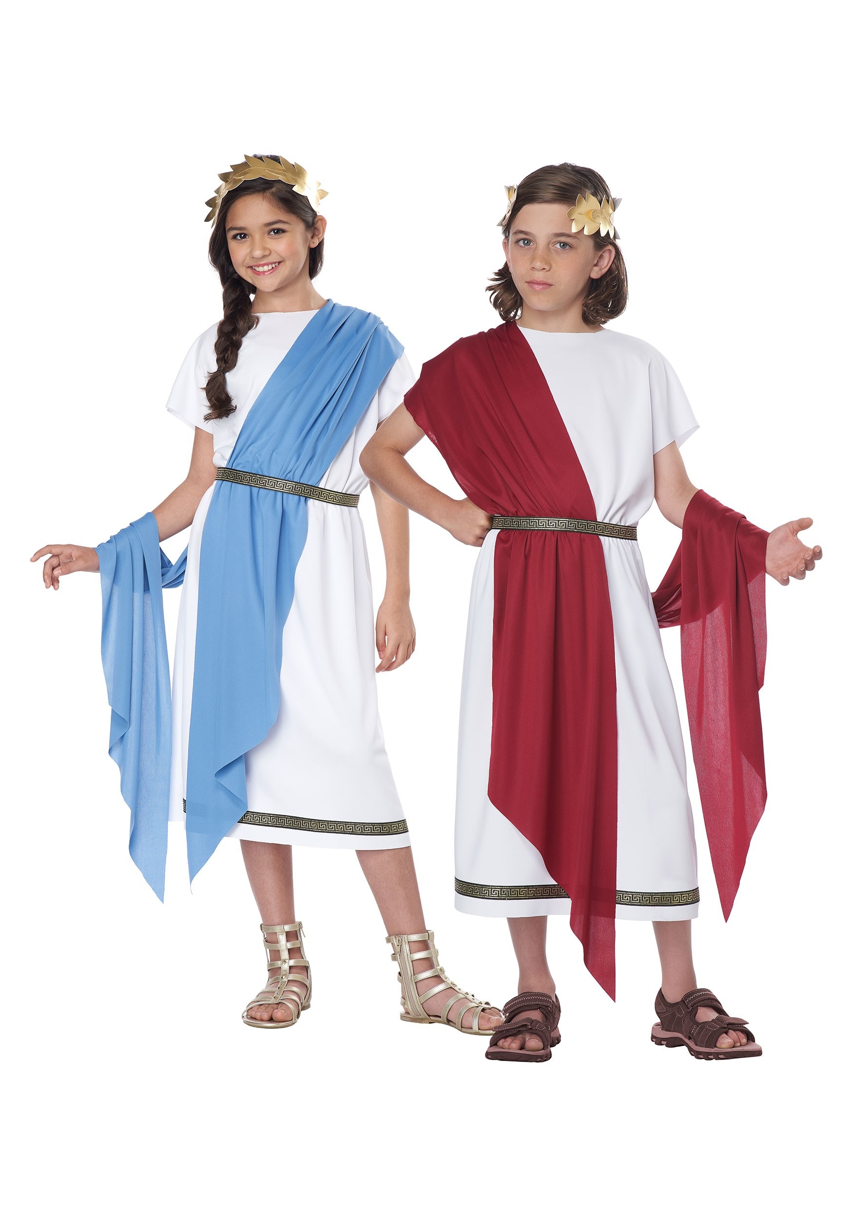 Photos - Fancy Dress California Costume Collection Child Toga Costume Red/Blue/White 