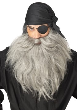 Mens Grey Pirate Beard