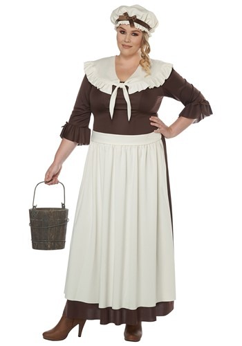 Colonial Village Women Plus Costume