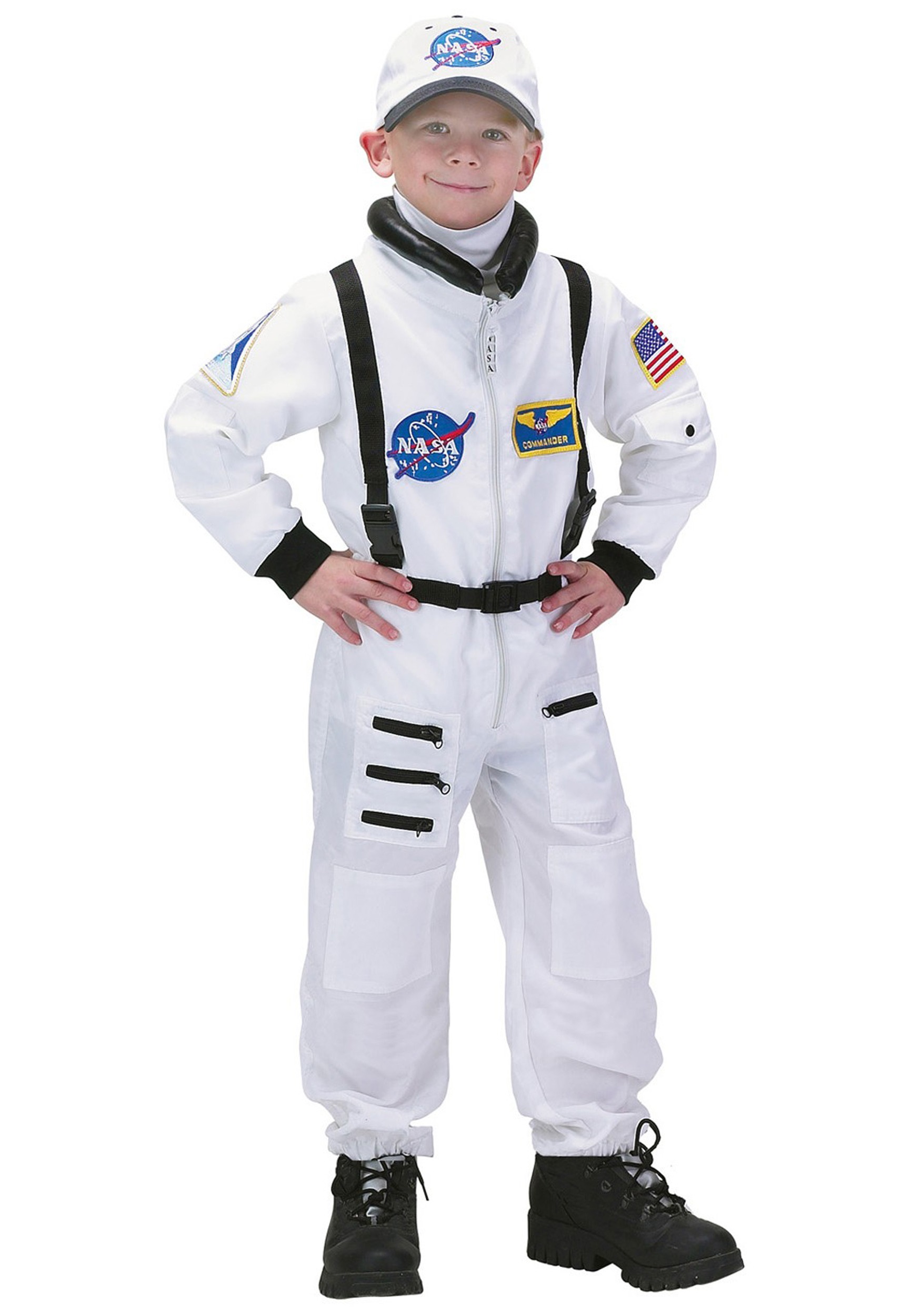 Space Astronaut Boys Fancy Dress NASA Uniform Childrens Costume Kids Outfits New 