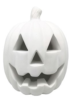 DIY Plaster Pumpkin Tabletop Halloween Decor