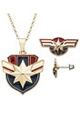 Necklace and Earring Captain Marvel Gift Set