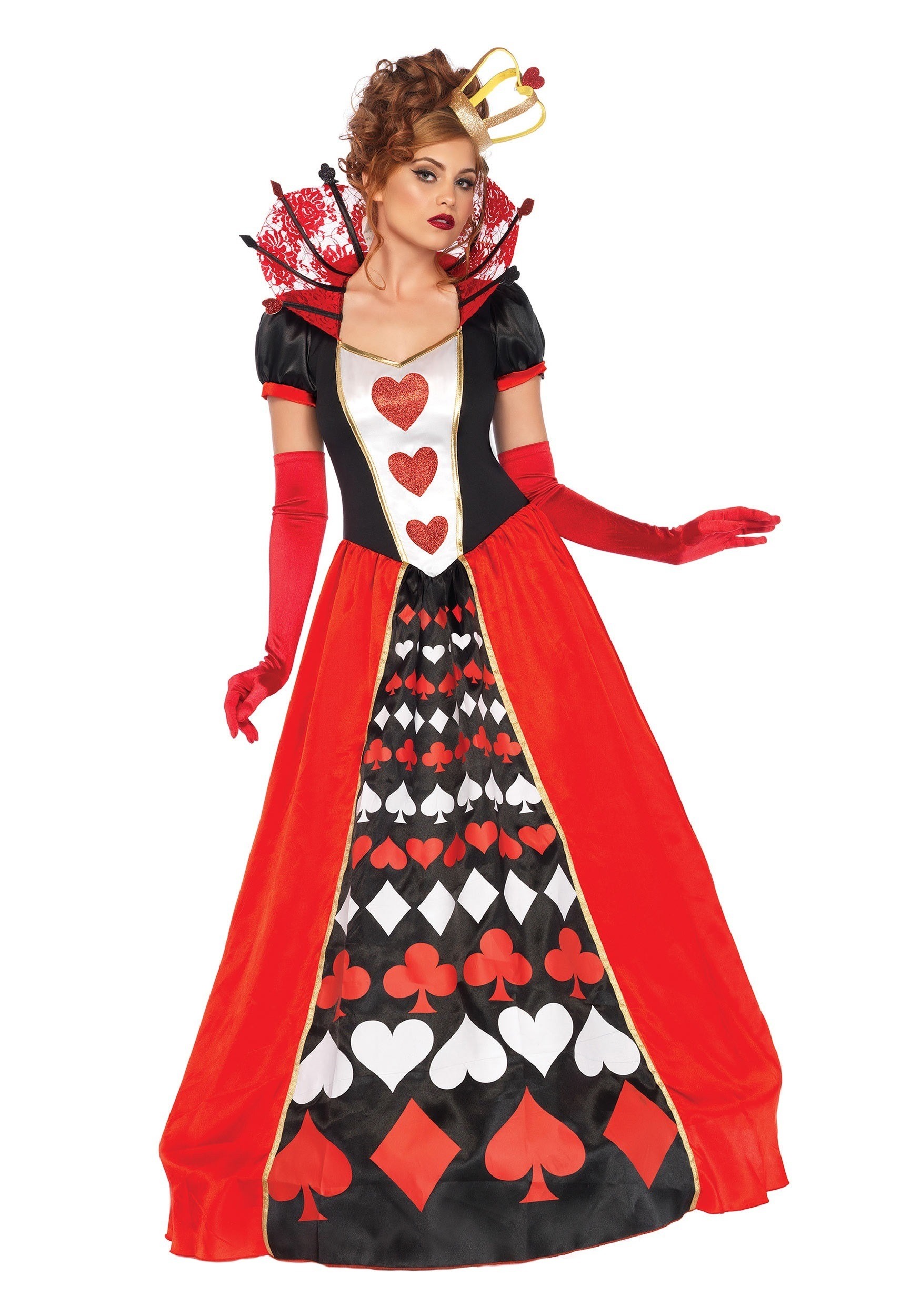 Disfraz de reina de corazones de Deluxe Deluxe de Womens Multicolor Colombia