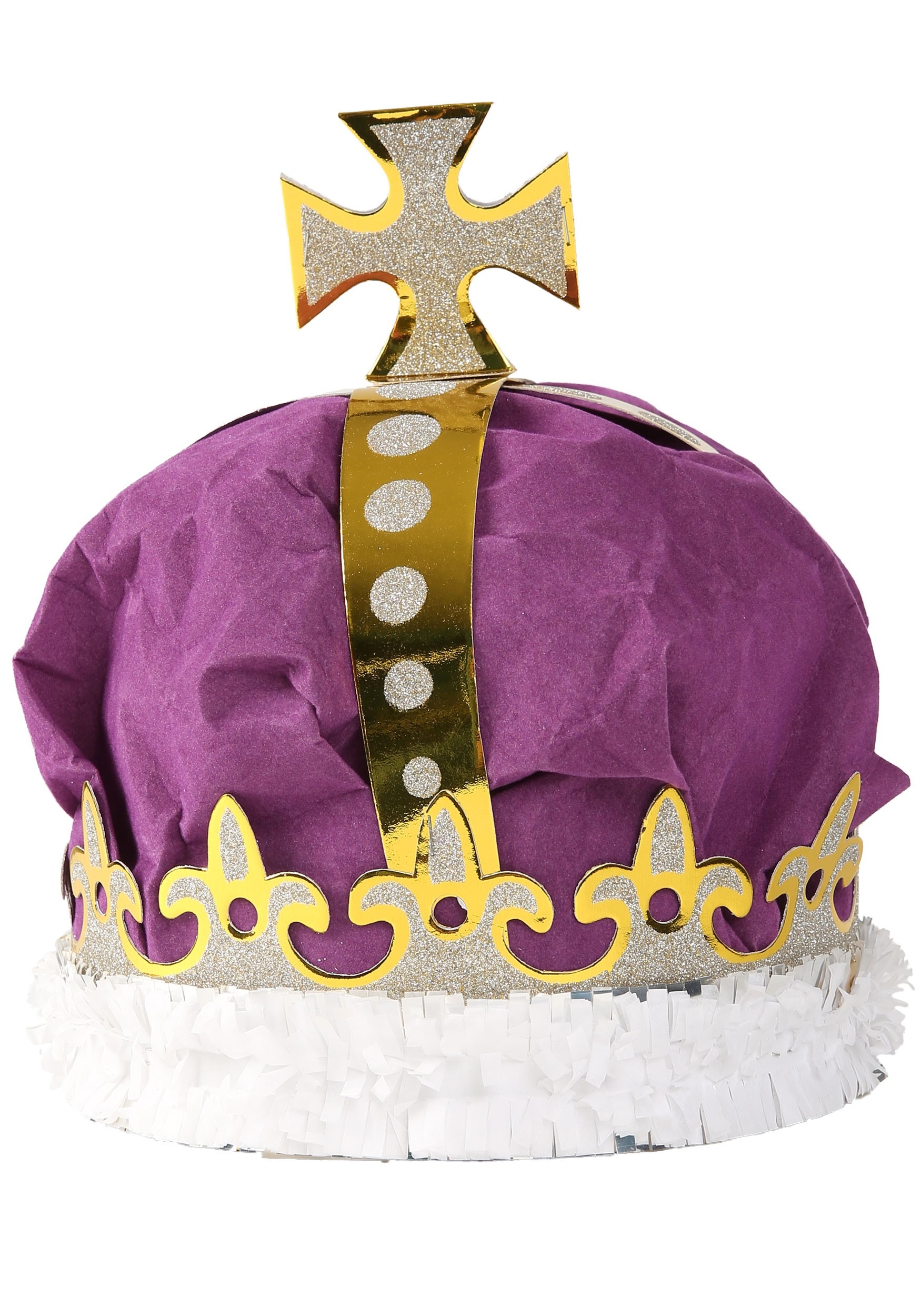 King Robe & Crown Adult Costume Kit - Purple