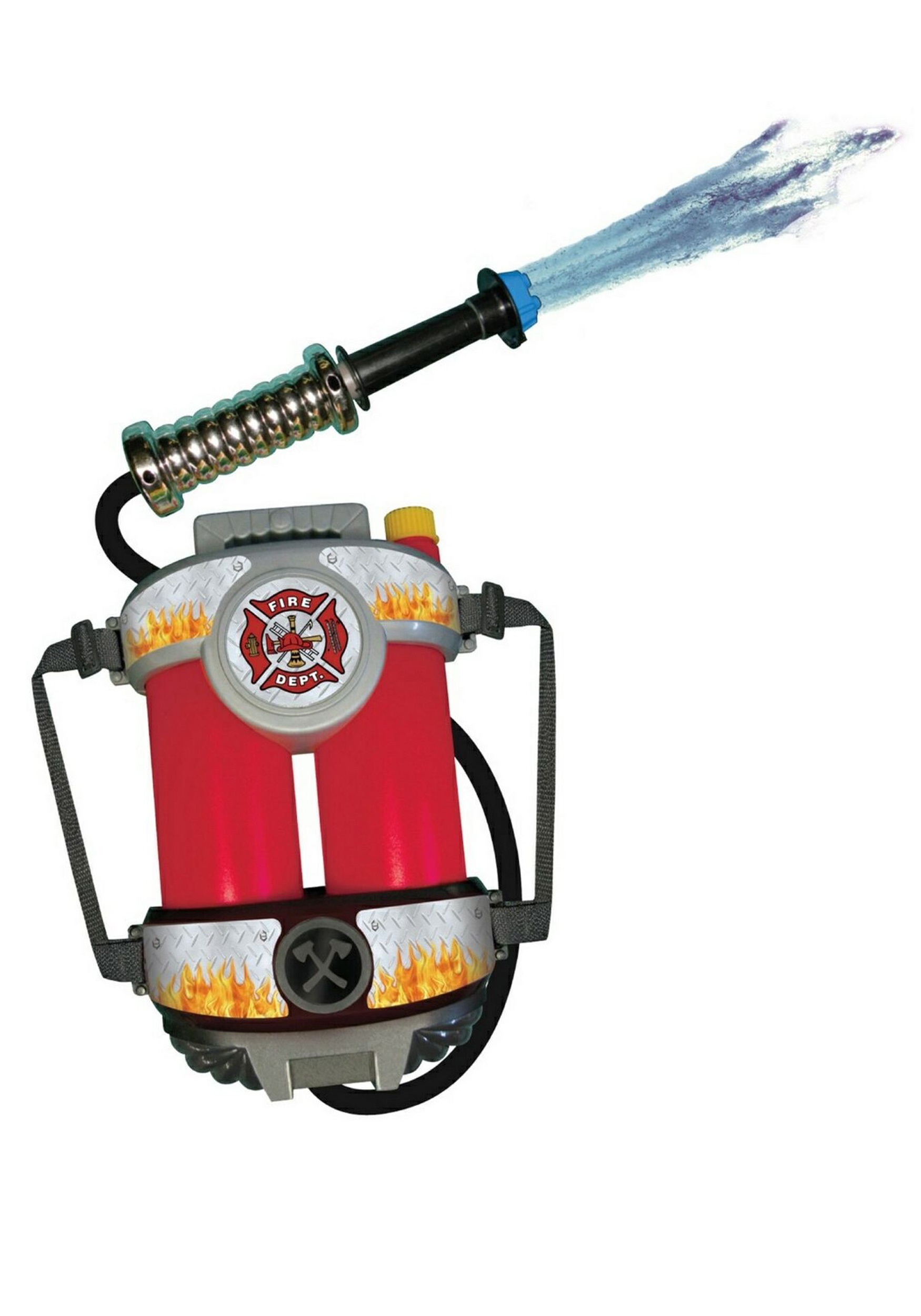 Mochila de pistola de agua de la manguera de bombero Multicolor